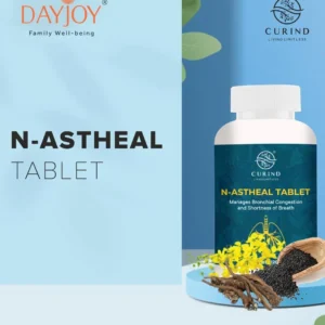 N-Astheal Tablets for Asthma Relief Herbal Respiratory Support Tablets Curind N-Astheal 120 Tablets