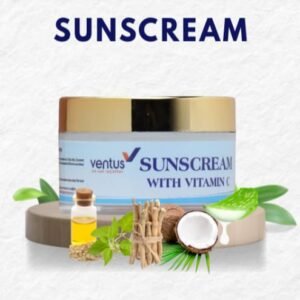 VENTUS Sunscreen SPF 50+ with Vitamin C is designed for people looking for a convenient sunscreen option as part of their everyday skincare routine.